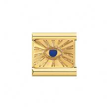 Stylish DIY Modular Kit, Punk Graffiti Pattern Evil Eye - Moon, Star, Heart Stainless Steel Bracelet Modules, Fashionable And Versatile, Suitable For DIY Jewelry Making, Create Personalized Jewelry Accessories, Unisex, Great Gift Idea - Hip-hop Punk Style - View 9