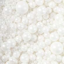 85克/3盎司蛋糕装饰带圆珠，生日蛋糕装饰挂饰，饼干装饰，纸杯蛋糕，甜甜圈，棒棒糖撒点，适用场景生日派对，婚宴，节日派对，甜点装饰 - 彩色 - 查看 25