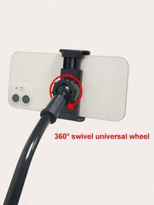 360°旋转床边手机支架，免提，稳定防抖，软握手机支架 - 彩色 - 查看 4