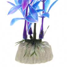 10 Pcs Aquarium Plastic Plants, Artificial Aquatic Plant For Fish Tank Landscape Plants Decor, 3.94"