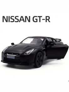 1:36 比例日产 GTR R35 合金模型车，黑白配色可选，后轮驱动，顺滑摩擦，车门可开启，细节逼真，男女皆宜，可收藏，亦可作为圣诞节、万圣节、生日装饰 - 彩色 - 查看 13