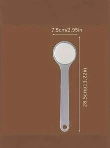 1pc Long Handle Body Lotion/Cream Applicator, Back Scrubber With Sponge Pad, Bath Time Grooming Tool