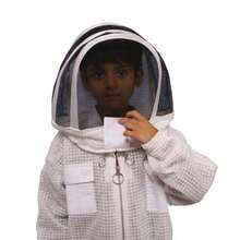 3-Layer Mesh Beekeeping Suit For Kids - Full Protective Gear For Young Beekeepers - Breathable  Outfit With Veil