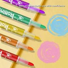 12/18/24/36 bút sáp màu xoay tan trong nước (12 màu/18 màu/24 màu/36 màu), không lem, độ phủ cao, đáng tin cậy. Đây là bộ màu sáp dầu dành riêng cho học sinh, bộ dụng cụ vẽ tranh DIY và cọ vẽ dành riêng cho học sinh, thích hợp làm phần thưởng học tập, quà tặng ngày lễ hoặc quà sinh nhật, quà tặng cho học sinh, bạn cùng lớp và gia đình, quà tặng đầu năm học. - Nhiều màu - Xem 7