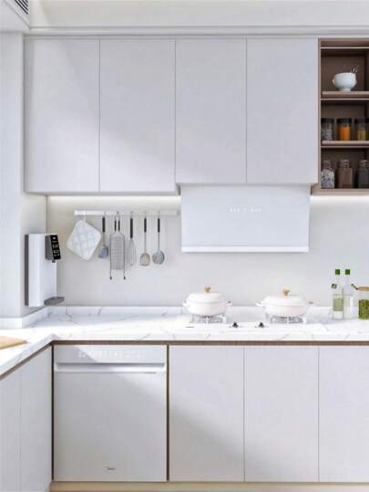 1 Roll White Matte Wallpaper Embossed Self Adhesive Peel And Stick Wallpaper Contact Paper Removable Kitchen Wallpaper Vinyl Black Wallpaper Cabinet Furniture Textured Wallpaper