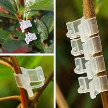 1pcs Reusable PP Plastic Grafting Clips, Plant Support Clips For Vegetable And Fruit Seedlings