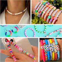 5000 件友谊手链制作套件，适用于珠宝制作、粘土珠和魅力友谊手链、DIY 艺术和工艺品 - 彩色 - 查看 6
