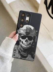 1 件创意宇航员骷髅黑眼防震 TPU 材质手机壳，可作为节日礼物，兼容三星、Nothing、Pixel、INFINIX、Redmi 系列手机，防水防摔防刮 - 彩色 - 查看 1
