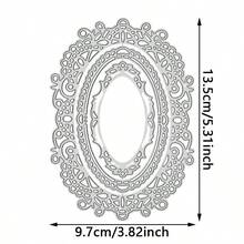1 件蕾丝框架金属切割模具，适用于 DIY 剪贴簿装饰压花手工模切模板