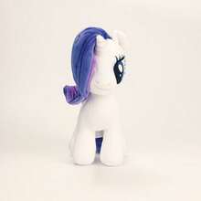Hasbro Juguete de peluche, 30 cm, regalo sorpresa de cumpleaños, regalo para fans, muñeco de animal suave, Rarity - Blanco - Ver 8