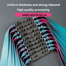 五件套/十件套扁平橡皮筋，防冻，耐用，高弹性竞技户外配件 - 1.0mm厚度 - 查看 6