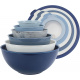 Blue and White TPR Lids