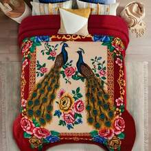 Cobertor Jumbo Matrimonial con Borrega – Súper Suave, Cálido y con Diseños Trendy para esta temporada  de Frio- Beautty Home - Pavos - Ver 2