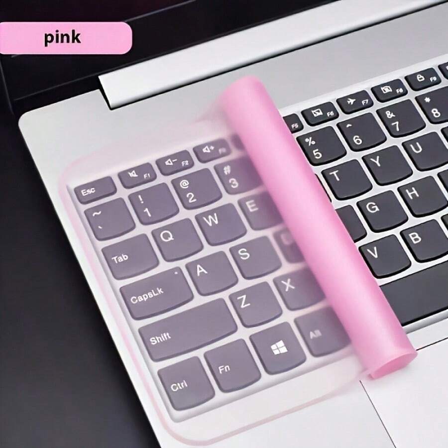 1-Piece Ultra-Thin Keyboard Protector, Suitable For 12-14 Inch Laptops, Thin Waterproof And Dustproof Key Cover Sticker - Màu tím - Xem 1