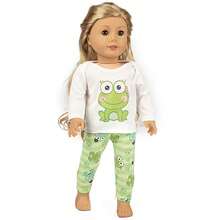 16-18 Inch Doll Green Frog Outfit, Suitable For Autumn/Winter, Christmas Gift (Doll Not Included) - Army Green - View 4