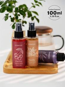 1 Peça, 100ml/3,38oz, 6 Aromas Spray de Fragrância/Ambientador, Fragrância para Casa/Carro/Roupas/Armário, Ambientador Doméstico, Ambientador para Banheiro, Fragrância Poderosa, Fragrância de Longa Duração, Remove Odores, Ar Fresco, Adequado para Decoração Doméstica, Carro, Salas de Estar, Quartos, Banheiros, Salas de Estudo, Armários, Armários de Sapatos, Armários, Quartos de Animais de Estimação, Escritórios, Hotéis, Casamento, Dia das Mães, Presentes para Melhores Amigos, Presentes, Com Aromas de Alimentos, Frutas e Flores.