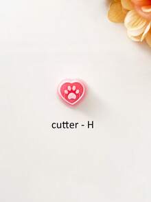 Cute Dog Cat Stud Shape Polymer Clay Cutters, Soft Pottery Clay Mold DIY Earrings Necklace Jewelry Cutting Pottery Tools-Soft Clay Cutting Mold - For Handmade Earring Making - Suitable For Beginners & Jewelry Artists, Polymer Clay Stud Earring Making Tool, Clay Jewelry Making Kit, Clay Earring Molds, Made By PLA - Pink - View 17