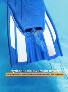 1 pieza Aletas de entrenamiento profesional para natación, calcetines de buceo unisex adecuados para natación al aire libre, accesorios de playa, flotadores de piscina