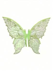 1pc Gold Foil Butterfly Fairy Wings COS Dress Up Holiday Party Costume Ball Performance Props - Multicolor - View 19