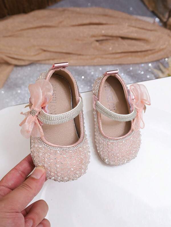 Baby Fashion Shoes, Toddler Spring & Summer Crawling Shoes, Shiny Sequin Girls Princess Shoes, Suitable For Party, Dresses, Vacation