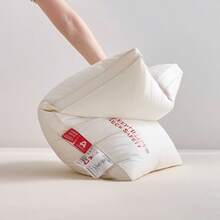 1 件优质五星级酒店 100% 纯棉防水枕头，防油防污，蓬松支撑颈部放松豪华卧室枕头，适用于家庭和宿舍