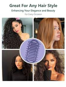 Curl Defining Hair Brush, 2026 Flash Hair Styling Brush For Curly Hair, Shaping & Defining Curls For Women - one-size - View 7