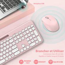 Keyboards & Mouse Combos - 粉色 - 查看 2