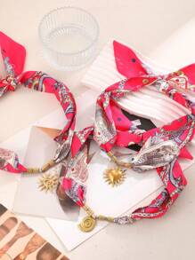 1 pieza Collar de concha, sol y corazón con cinta elegante y de lujo, estilo bohemio y creativo, para dama, hermana, pareja, graduación, regalo, adecuado para uso diario, citas, fiestas, vacaciones, verano y playa