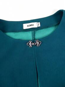 Plus Size 2 Pieces Dress Sets For Women Church Suits Tank A Line Midi Dress With Long Sleeve Jacket Wedding Party Outfits With Belt