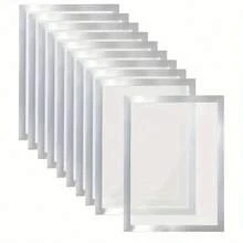 5 buc ramă magnetică A4 pentru postere, ramă foto, reutilizabilă, aurie/argintie/neagră, suport de afișare pentru decor de perete