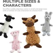 Outward Hound Scruffles Moose Plush Squeaky Dog Toy, Large - Nai sừng tấm - Xem 9
