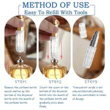 6 Pcs Leakproof Perfume Travel Refillable 5ML Pocket Perfume Atomizer Bottle Empty, PortableTravel Sprayer Fragrance Atomizer For Women Men Outgoing