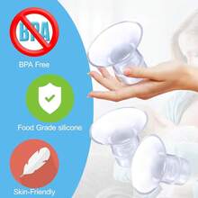 2025-New  6Pcs Flange Inrts 21mm Compatible With M Wearable Breast Pump S12 Pro/S9 Pro/S12/S9, For TSRETE/Spectra/ 24mm Shields/Flan, Reduce 24mm Tunnel Down To 21mm