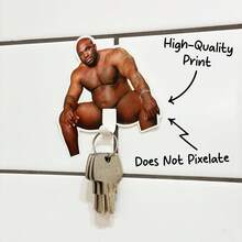 GRITKULTURE Funny Barry Wood Light Switch Decal Sticker 10 Pack For Wall Mural Prank And Decoration Waterproof Vinyl Joking Wall Stickers For Living Room, Car, Computer, Bumper - 棕色 - 查看 9