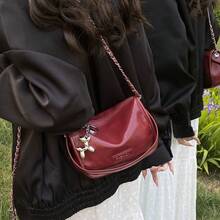 Women Shoulder Bags - 黑色帶鈴鐺狗 - 查看 5