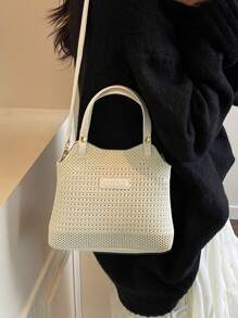 高品质时尚女士简约优雅复古手提包，适合购物、约会、通勤。时尚、优雅、简约、个性、多用途、经典，适用于通勤、办公室、约会、日常、购物、下午茶