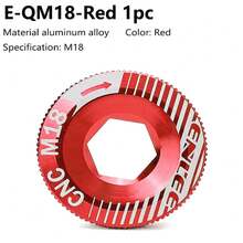 1pc ENLEE M18/M20 Bicycle Crankset Crank Cover Lightweight Bike Crank Cover With Hollowtech Bolt Aluminum Alloy Crank Dust Cover For Mountain And Road Bikes, Bicycle Accessories - Multicolor - View 9