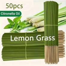 20/50/100/200 piezas Varitas de incienso de hierba de limón, 22 cm, adecuadas para yoga y meditación, purifican la mente y eliminan la energía negativa - limoncillo - Ver 11