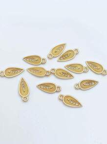 15 Stücke geometrische Blatt Anhänger Zubehör. Geeignet für Frauen zum Herstellen von Armbändern, Ohrringen, Ketten, Schlüsselringen, Damen Armbändern. DIY Anhänger Zubehör, um Ihr eigenes individuelles Damenschmuck zu fertigen. Halloween Schmuckherstellung Zubehör, Schlüsselringe, Amulette, Dekoartikel. DIY Charm Schmuckzubehör. Schmuckherstellung Materialien. Armband Charms Basteleien und alltägliche Geschenke. Rückgabe-zur-Schule-Saison