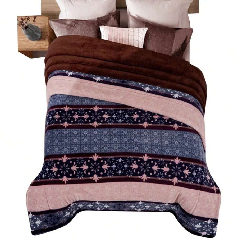Suavecito Double Jumbo Shearling Reverse Coverlet - Vigo - View 1