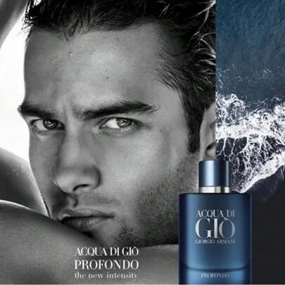 Acqua di Gio Profondo EDP 100 ml para hombre-Eau de toilette floral fresco de alta calidad para mujer, ligero y de lujo, diseño de personalidad original, perfume de feromonas, fragancia de larga duración, unisex,adecuado para citas nocturnas, asistir a fiestas, usar en el automóvil, regalos navideños, regalos de cumpleaños.
