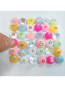 2/6/12/18/40个迷你可爱捏捏球，弹性粘手派对小礼物，礼品袋填充物，生日礼物，宝箱填充物，生日派对减压玩具，礼品袋填充物，皮纳塔填充物，礼品袋填充物，多种款式和颜色可选 - 彩色 - 查看 11