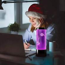 LED Jellyfish Lamp, Electric Aquarium Ocean Night Light, 7 Color Changing Atmosphere, USB/Battery Double Power Desktop Decor Lighting, Suitable For Living Room, Bedroom, Home, Holiday Gift - Batteries Not Included