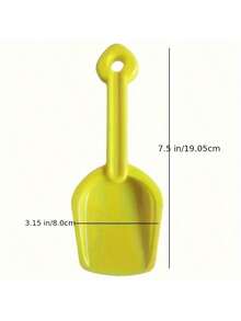 8pcs Large Thick Plastic All-In-One Beach Shovel, Snow Shovel, Sand Digging Toys