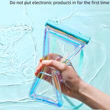 1PC Swimming Bags Waterproof Phone Case Compatible With Iphone 15 14 13 12 11 Pro Max Transparent Mobile Phone Pouch Universal Waterproof Bag, Beach Essentials, Beach Accessories, Pool Float