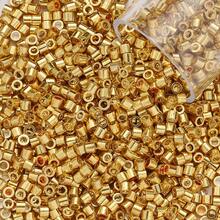 Uniform 2mm Metallic Seed Beads Classic Bottle Packing Golden Silvery Glass Seed Beads For Charms Tassel DIY Craft Jewelry Making Fashion Accessories - Beads - View 13