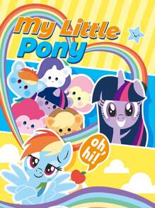 Hasbro 毛绒盲盒 - 大头毛绒肉丸系列，手机挂饰，可爱吊坠，Pinkie Pie，Twilight Sparkle，Fluttershy，Rainbow Dash，Rarity，Applejack，生日/节日惊喜礼物，粉丝礼物 | 一套，随机发货 - 彩色 - 查看 5