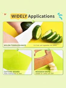8/27件套儿童厨房烹饪工具套装，蔬菜切割玩具，适合幼儿、儿童，模拟家庭游戏玩具，适合儿童切割蔬菜、蛋糕、水果（部分配件颜色和形状随机） - 彩色 - 查看 8