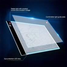1 pièce Tablette de traçage à LED pour dessin de jouet pour enfants, pad d'écriture réglable en luminosité pour l'apprentissage, l'éducation et les jeux
