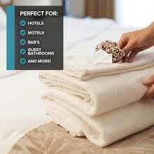 Bulk Hotel Soap Bars (100 Count), Fresh Scent Travel Size Hand Soap For Hotels, Motels, And Resorts, Mini Travel Soap Bulk, Individually Wrapped Bars Of Soap Bulk Pack, Guest Soaps For Bathroom - 0 Ounce (Pack of 100) - 查看 5